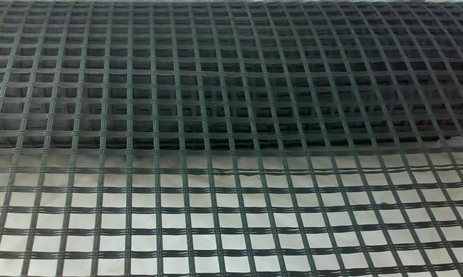 Asphalt Pavement Fiberglass Geogrid Mesh Fabric