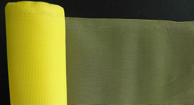 Reno Weave Fiberglass Mosquito Net Yellow Color