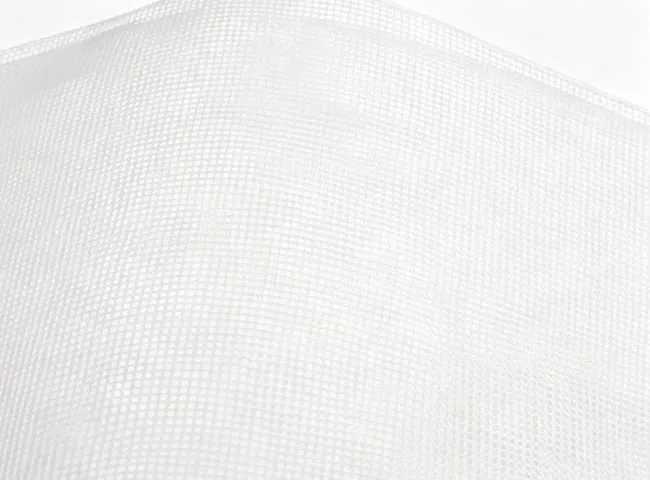 White fiberglass mesh for pleating insect screen