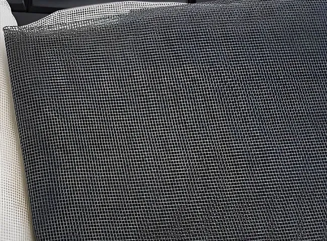 Black fiberglass insect screen pleatable foldable