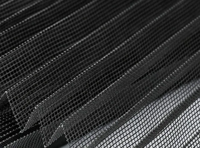 Polyester fly screen plisse mesh